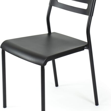 Lightweight Desk Chair, Black 19D x 16W x 30H in